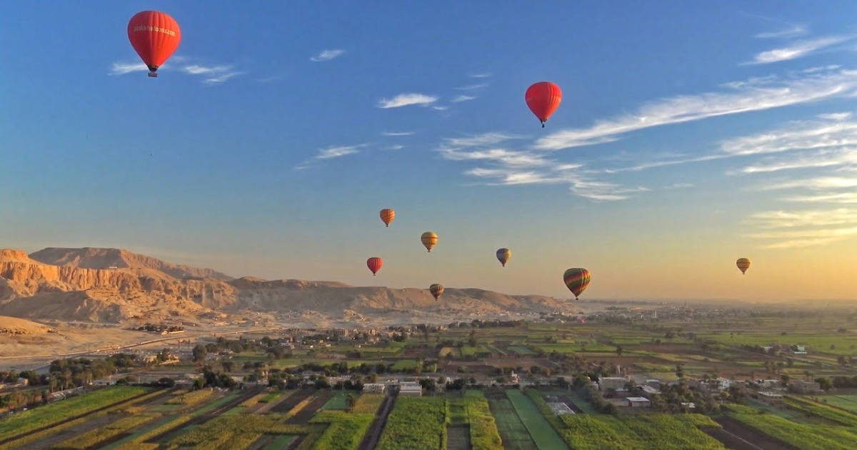 luxor from Hurghada with Hot Air balloon